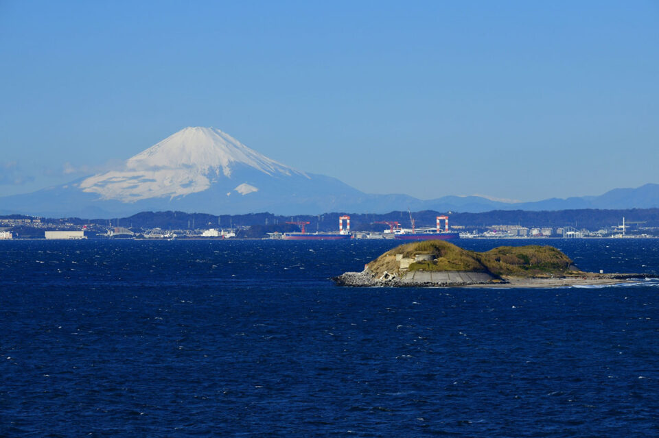 富士山の景観／富津岬